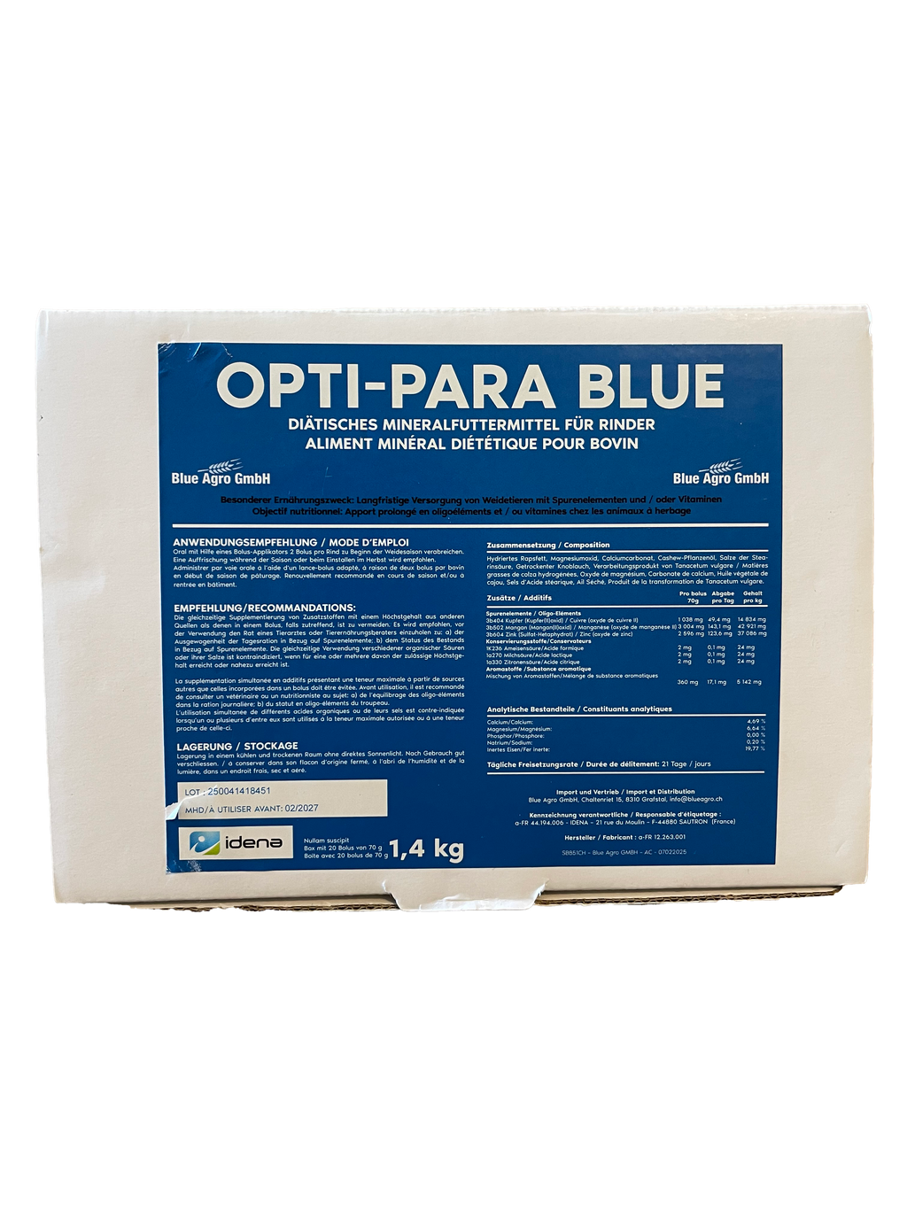 Opti-Para Blue