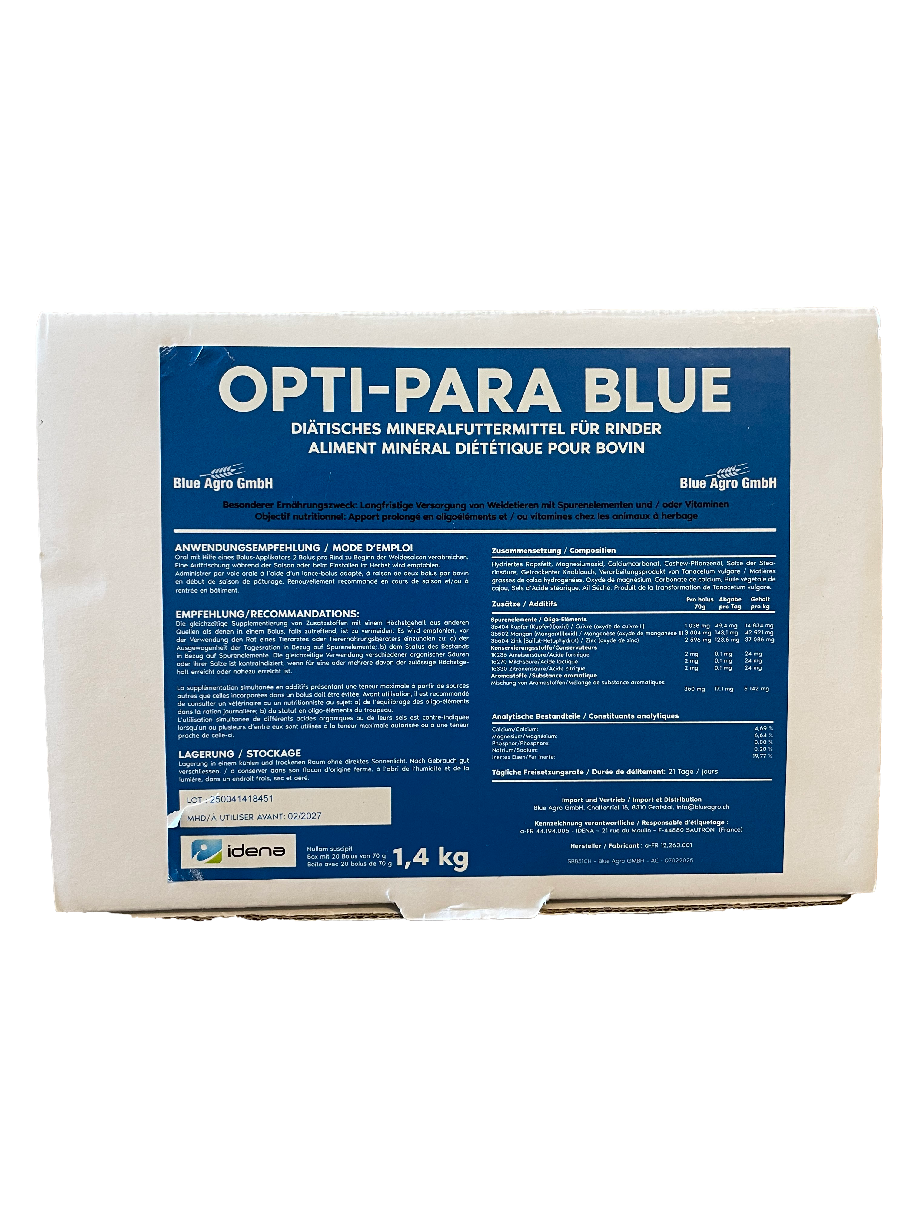 Opti-Para Blue